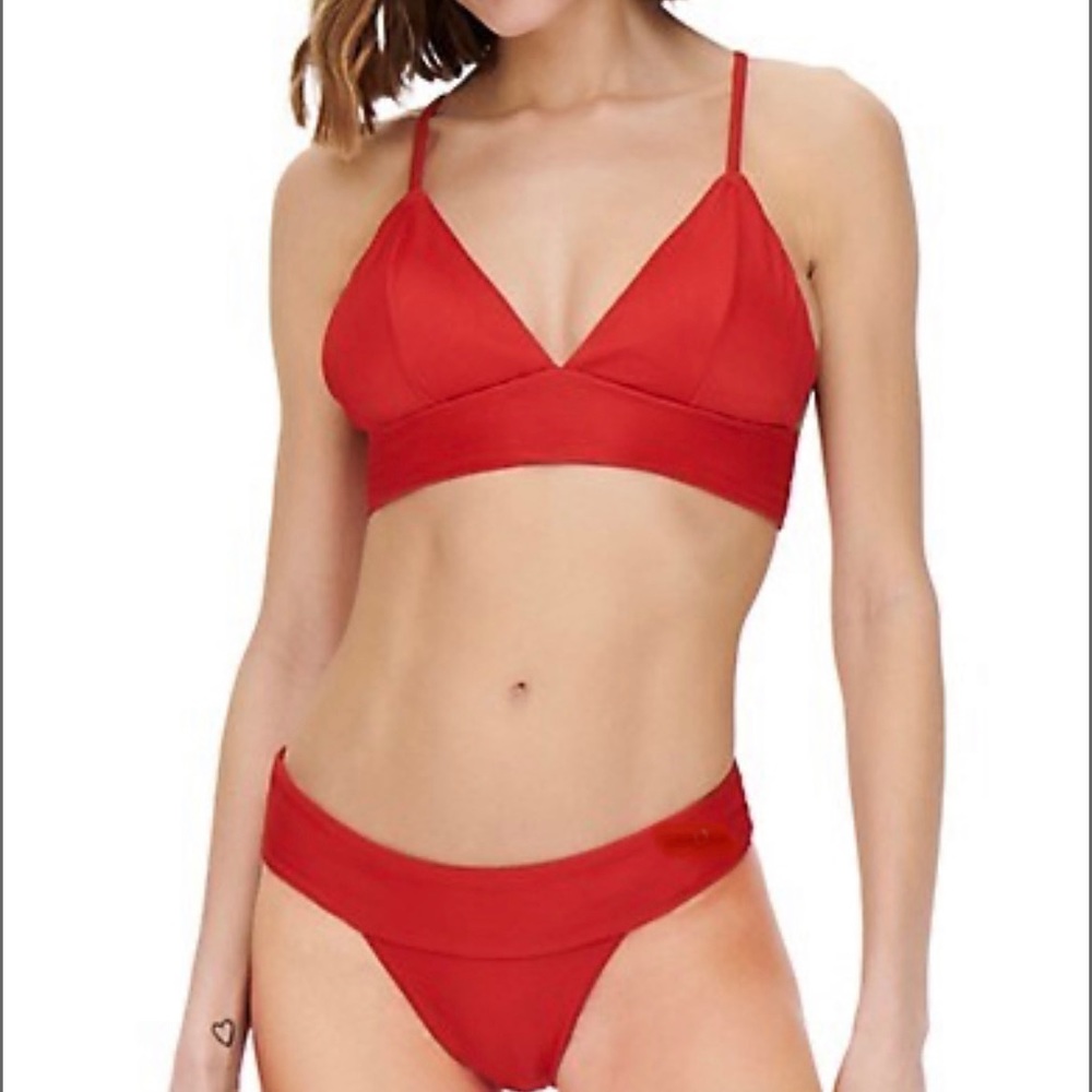 Only Bobby ribbed bikini top & bottom
